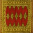 thumbnail image 1 of Ahgly Company Indoor Square Persian Yellow Traditional Area Rugs, 3' Square, 1 of 4