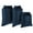 Blue, variant on Dry Bags Waterproof 12 Oz - Lightweight Roll Top lock with clip, Outdoor Dry Sacks for Kayaking Rafting Boating Camping Hiking Traveling Water Sports - Pack of 3 (Coffee)