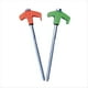 thumbnail image 4 of Estacas de Metal para Carpas de 200 mm X 8 Piezas, Clavijas para Acampar, Anclajes para Taladrar en el Suelo, Tornillos en Espiral con Enchufe Hexagonal, Estacas para Acampar B, 4 of 5