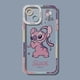 thumbnail image 4 of Disney Stitch-funda de teléfono para iPhone 14 Pro Max 13 12 11 Pro Max Mini XR XS X 8 7 6S Plus SE 2020, funda trasera transparente de silicona suave, 4 of 4