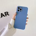 thumbnail image 1 of Funda de silicona suave a prueba de golpes para iPhone, carcasa trasera de Color sólido para iPhone 14, 13, 11, 12 Pro Max, XS, X, XR, Mini, 7, 8 Plus, SE 2022, 1 of 4