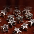 thumbnail image 1 of Venta Al Por Mayor 20 Unids Plata Estrella Charm Beads DIY Yinane none, 1 of 8