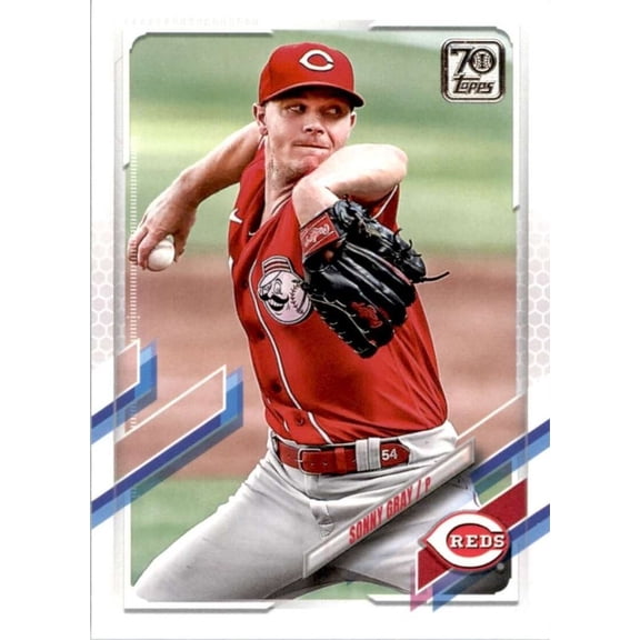 2021 Topps #190 Sonny Gray NM-MT Cincinnati Reds Baseball Card Cincinnati Reds MLB Baseball Trading Card