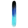 thumbnail image 2 of Motorcycle Helmet Braid Wig Accessory with Suction Cup and Adhesive Mounting for Full Coverage Braided Hair Style 65 in x 5 cm, 2 of 2