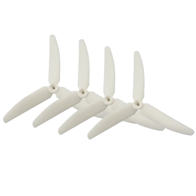 Hélice de 3 hojas de 4 piezas para cuadricóptero RC X4 H502S H502E Blanco