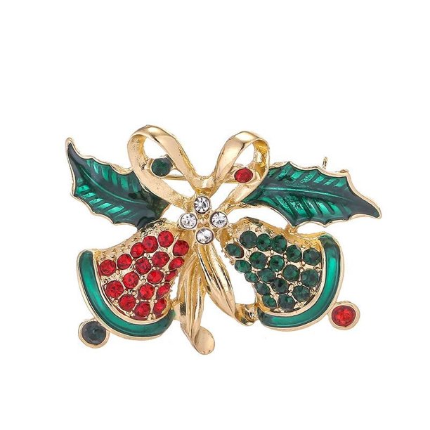 Muñeco de nieve alce regalos guantes pingüino Santa Pins broches esmalte dibujos animados sombrero rojo Feliz Navidad broche fiesta regalos de navidad