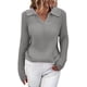 thumbnail image 2 of Suéter De Punto Para MujerPoliéster De Suéter De Solapa Para Mujer De Color Sólido Para Otoño Invierno ANGGREK Otros, 2 of 5