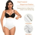 thumbnail image 4 of Tummy Control Shapewear Underwear for Women High Waisted Body Shaper Panties Slimming Girdle Shaping Briefs, 4 of 6
