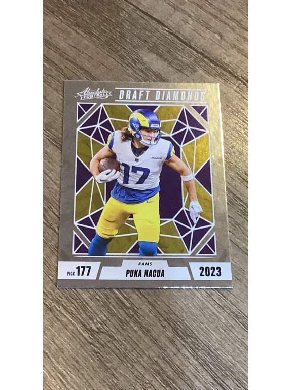 Puka Nacua Los Angeles Rams 2024 Panini Absolute Draft Diamonds Insert Trading Card