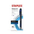 thumbnail image 1 of Bolígrafos, grapas, posdata, punta fina, Blue Dozen, 1 of 6