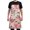 Butterflies on Peonies, variant on Cherry Fruit with Leaf Kitchen Apron with 2 Pockets Adjustable waterproof Cooking Aprons for Women Men Chef