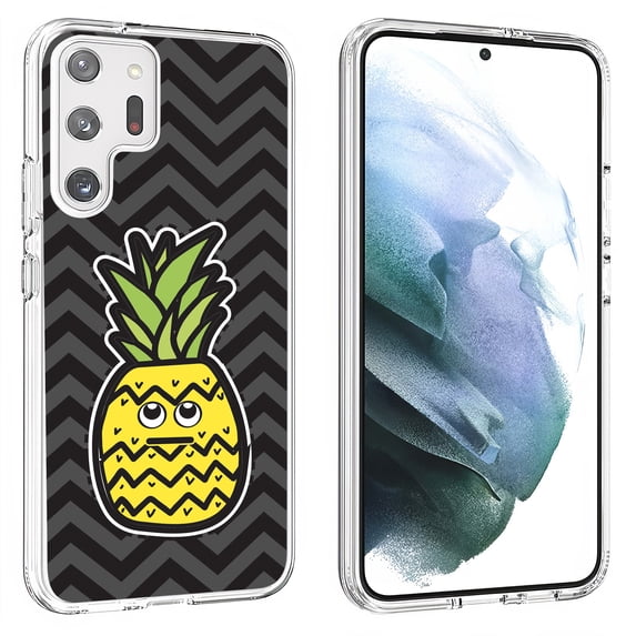 TalkingCase Slim Phone Case Compatible for Samsung Galaxy S23 Ultra 2023, PineApple Daydream Print, Lightweight, Flexible, USA