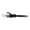 thumbnail image 3 of C2G Câble Ethernet Patch Réseau 3 Pieds Cat6a Snagless (UTP) - Noir - Câble Patch - RJ-45 (m) à RJ-45 (m) - 3 Pieds - UTP - CAT 6a - Moulé, Snagless - Noir, 3 of 5