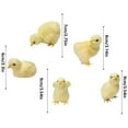 thumbnail image 3 of 5 Pcs Realistic Plush Little Chick Figurine Lifelike Furry Animal Toy Simulated Chicken Sound Photography Props Easter Chicks Decor, 3 of 5