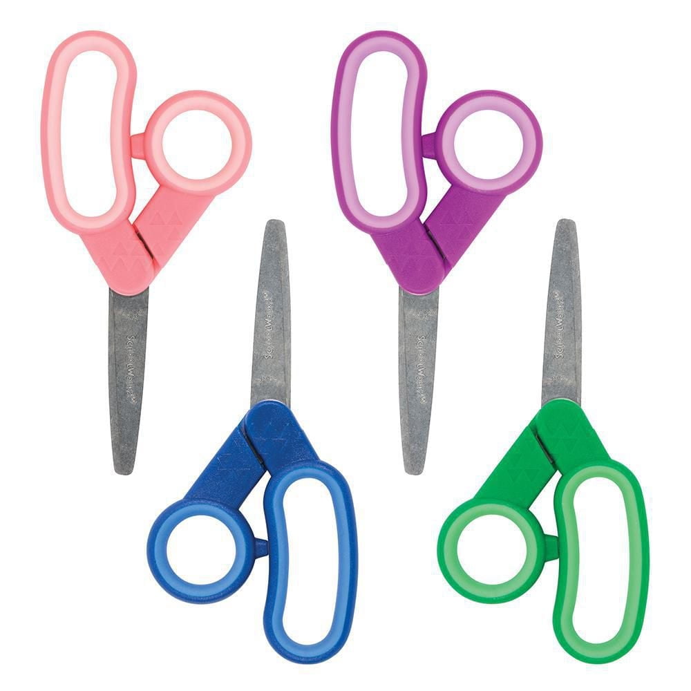 Ciseaux pour enfants à bouts ronds SquishgripMC School WorksMD - 12,7 cm (5 po)