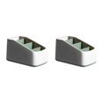 thumbnail image 4 of Moyic Soporte de almacenamiento de escalera trapezoidal resistente y duradero de ABS para clasificar artículos diversos verde verde 2Conjunto, 4 of 6