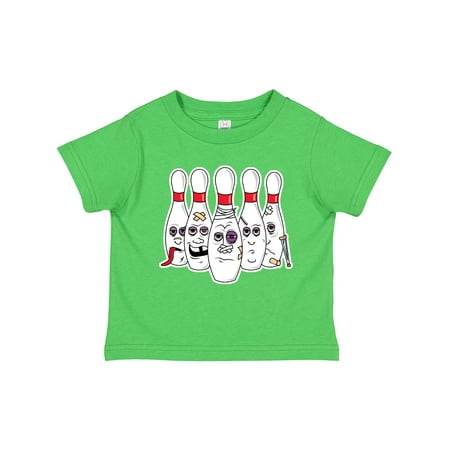 

Inktastic Beat Up Bowling Pins Gift Toddler Boy or Toddler Girl T-Shirt