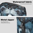 thumbnail image 4 of Bear Hard Drive Case - Waterproof Oxford Fabric Digital Bag for Cable Cord Organizer, Cable Box Organizer Small - 5.9x9.44x3.14 in, 4 of 6