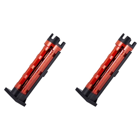 2X Fishing Rod Holder Raft Fishing Accessories Vertical Inserting Device for Box Fishing Tackle-Red