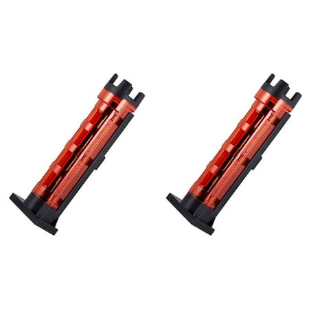 2X Fishing Rod Holder Raft Fishing Barrel Accessories Vertical Inserting Device for Box Fishing Tackle-Red