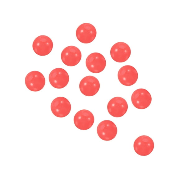 Uxcell 3mm Round Plastic Luminous Glow Fishing Beads Tackle Tool Red 200 Pieces