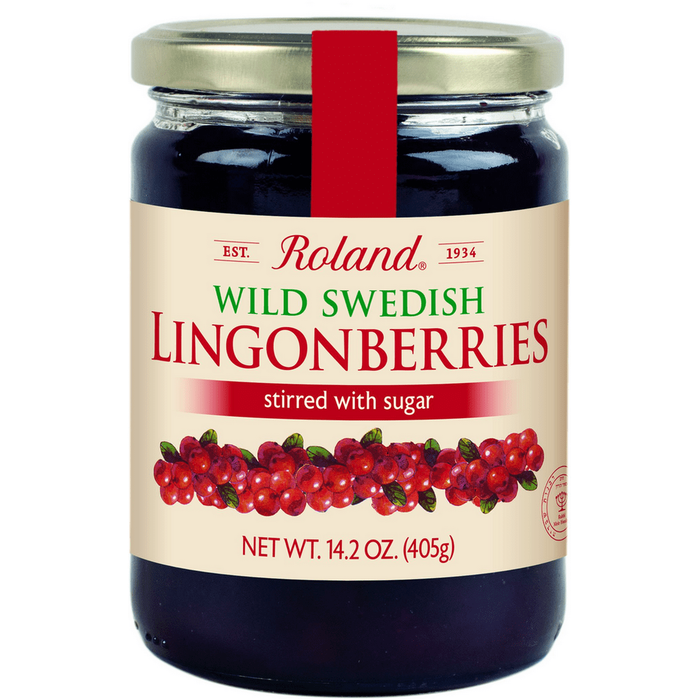 Roland Wild Swedish Lingonberries Stirred with Sugar