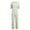 Light Green, variant on Alzheimer Patient Nursing Clothing Women Short Sleeve Anti-strip Jumpsuit with Back Zipper for Care Light Green S