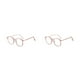 thumbnail image 4 of Jumpingount TR90 Montura de gafas Anti-Blue Protect Lentes Gafas Cómodas Cuidado de la visión Salud Lectura Gafas decorativas Marco rosa claro 2piezas, 4 of 6