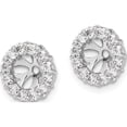 thumbnail image 2 of 14K White Gold Lab Grown Diamond Si1/Si2, G H I, Earring Jackets Made In India ejm5308-075-wlg, 2 of 5
