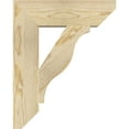thumbnail image 3 of Ekena Millwork 4"W x 16"D x 20"H Funston Slat Rough Sawn Bracket, Douglas Fir, 3 of 4