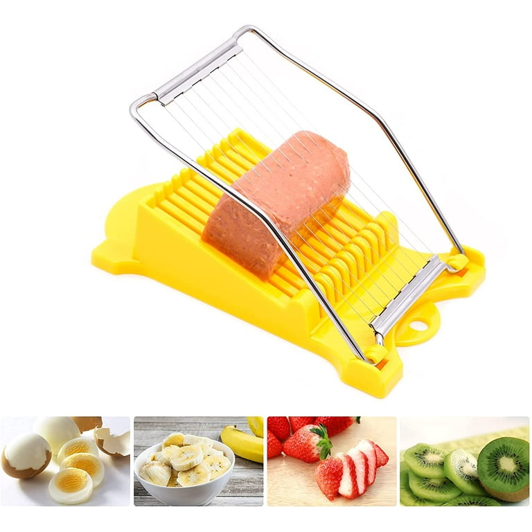 Meat Slicer Stainless Steel 10 Cutting Wires Boiled Egg Fruit