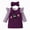 Purple, variant on NOLDARES My First Halloween Baby Girl Outfit Newborn Pumpkin Romper Bell Bottom Pants Headband Outfits Set(Purple,18-24 Months)