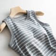 thumbnail image 6 of vigerkar Womens Built in Bra Tank Tops Ribbed Sleeveless Summer Basic Tops (Grey, XL), 6 of 8