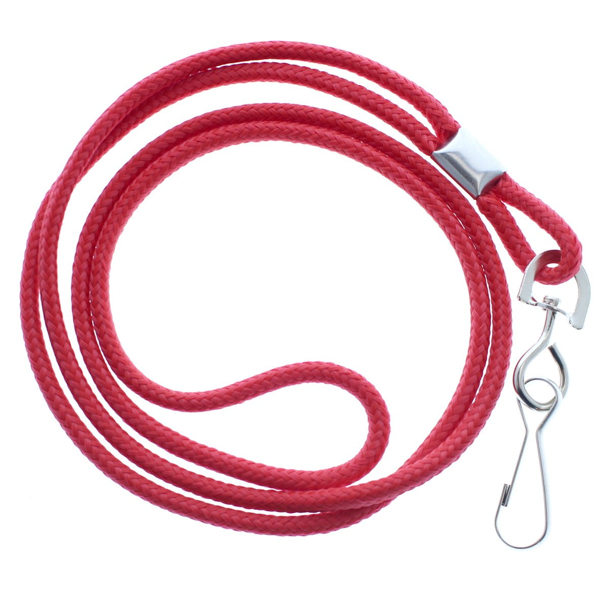 Red Pack of 10 Sicurix Breakaway Lanyard w/No Twist Plastic Hook 3/8 inch
