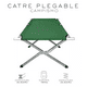 thumbnail image 2 of Catre Plegable Para Acampar Cama Portátil Campismo 190x64x42 Verde, 2 of 5