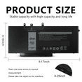 thumbnail image 3 of Replacement GJKNX Laptop Battery For Dell Latitude 5480 5580 5280 5490 5491 5580 5590 5591, 3 of 3