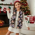 thumbnail image 3 of Xoenoiee Sugar Skull Heart Flower Print Boys Girls Polar Fleece Vest Jacket Lightweight Cute Coat Zipper Closure Sleeveless Warm Outerwear, 2T, 3 of 7