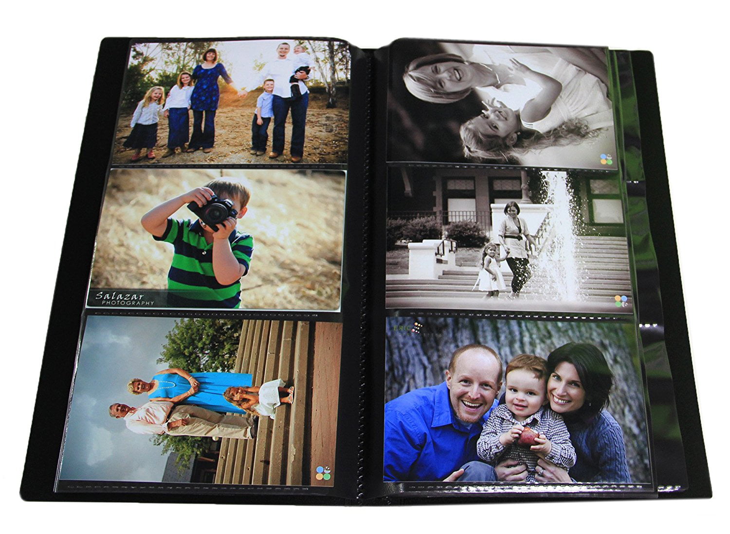 Itoya Art Portfolio Evolution 8.5 x11 Inch Photo Album Book 3 Pack 4x6 Magnet 