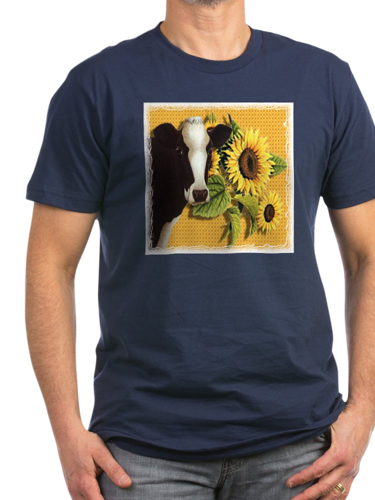 cow sunflower shirt