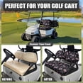 thumbnail image 5 of Yuyamidu American Flag Golf Cart Seat Cover Full Set of 2 Golf Theme Seat Bottom Cushion Back Rest Cover Portable Travel Sports Cart Seat Cushion Accessories, 4th of July, 5 of 7