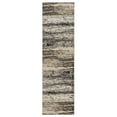 thumbnail image 1 of LR Home INFIN81313GYB2175 Infinity Contemporary Abstract Runner Indoor Area Rug, Gray & Black - 2 1 x 7 ft. 5 in., 1 of 1