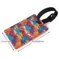 thumbnail image 2 of Hirioo Colorful Hawaii Palms for Luggage ID Tag with Adjustable Strap Travel Baggage Bag Tags Suitcase Identify Labels for Women Men, 2 of 7