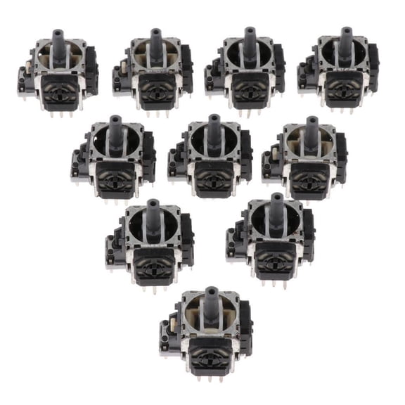 Cateissary L R Analog Joystick Control 3D Rocker Pieza de repuesto para PS3 Videojuegos y accesorios Tipo 2 10 piezas
