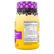 Zarbees Daily Immune Support* Gummies, Real Elderberry, Vitamins A, C, D3, Zinc, 60 Count
