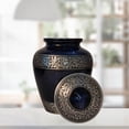 thumbnail image 4 of Leaves and Flowers Large Adult Cremation Urn for Human Ashes — With Velvet Bag, 4 of 4