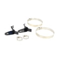 thumbnail image 2 of SILVER Universal Aluminum Racing Car Power Steering Fluid Reservoir Tank +Clamps, 2 of 5