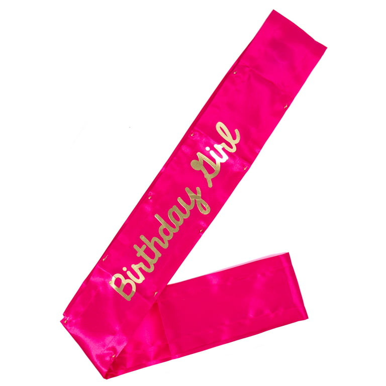 Birthday Girl” Light up Sash, 1 Piece, 12.63 in x 4.25 in x 0.35 in, Way to  Celebrate 