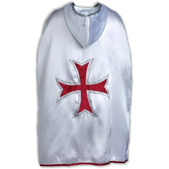 Liontouch - Maltese Crusader Knight Cape | Age 3-8 Years – One Size | Medieval Pretend Play