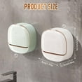 thumbnail image 6 of Waterproof Soap Dish with Drainage Box,2025 New Soap Dish Holder with Lid,Wall Mounted Drain Soap Box with Flip Lid,NO-Drilling Soap Dish Holder for Kitchen Sink,Bathroom,Bathtub, 6 of 8