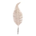 thumbnail image 1 of Inteprter Adorno de plumas de Navidad de plástico de 6 piezas, adorno extraíble para fiestas en la sala de estar, accesorios de decoración para Kits de decoración para fiestas Oro rosa Inteprter HA002320-03, 1 of 1